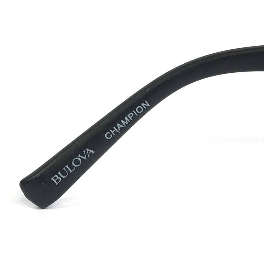 Interchangeables by Bulova Eyeglasses Frames CHAMPION Brown Rectangle 53-15-135